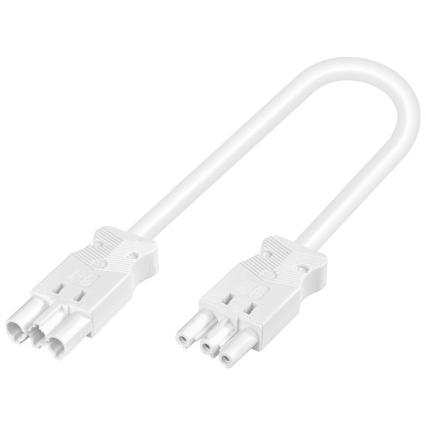 Adels B2ca koppelsnoeren Koppelsnoer, 3-polig, 1,5MM2, 100CM. wit b2ca