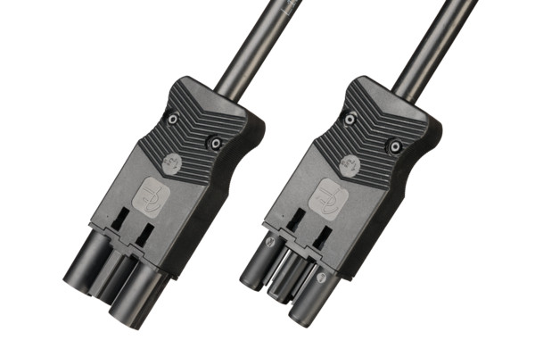 Adels B2ca koppelsnoeren Koppelsnoer, 3-polig, 2,5MM2, 1100CM. zwart, b2ca