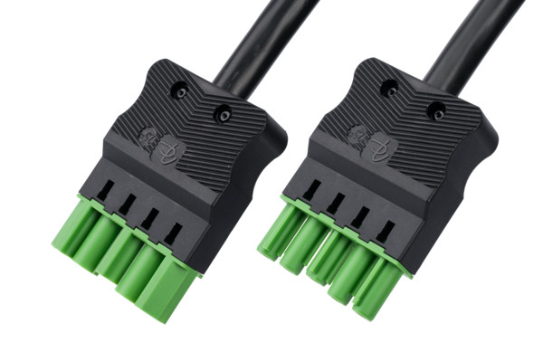 Adels B2ca koppelsnoeren Koppelsnoer, 5-polig, 2,5MM2, 500CM. groen, b2ca