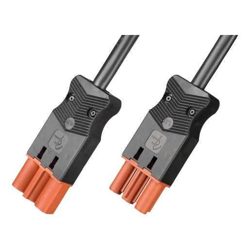 Adels B2ca Koppelsnoeren Koppelsnoer, schakelleiding 3-polig, 1,5MM2, 1000CM. bruin, b2ca