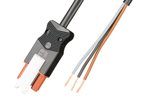 Adels Eca aansluitsnoeren voor prefab Prefab Aansluitsn-schakell.female, 3-polig, 1,5MM2 37,5CM. bruin, eca