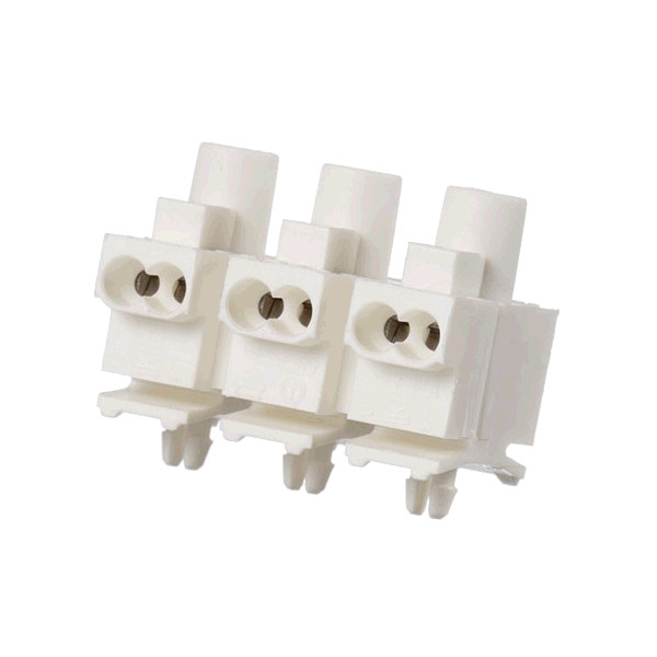 Adels Klemmen 3-polig wit klik-montage