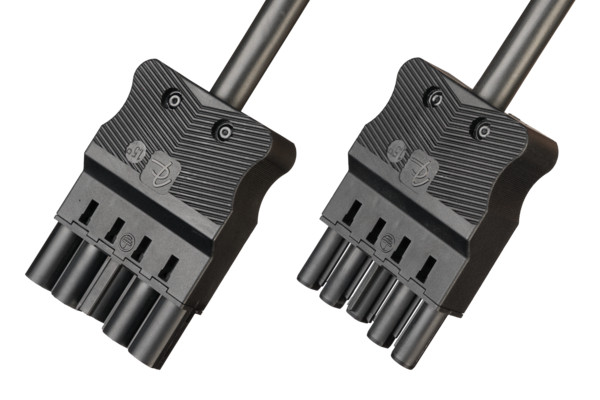 Adels Cca koppelsnoeren Koppelsnoer 5-polig, 2,5 MM², 100CM zwart