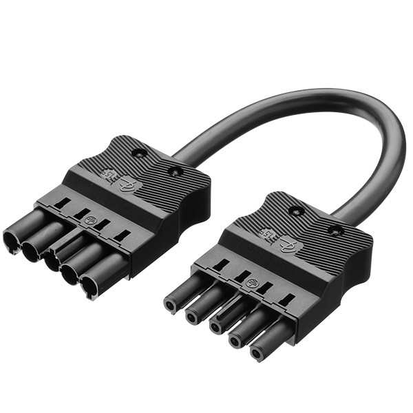 Adels Patchkabel gebouwinstallatie 5P stekker contrastekker (female) 3000MM ac 166 VLCG/525 300