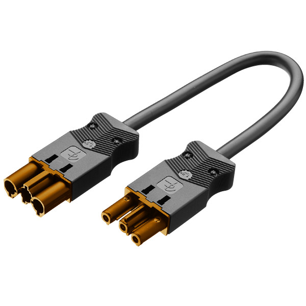 Adels Patchkabel gebouwinstallatie 3P stekker contrastekker (female) 3000MM ac166 VLCG/315 300
