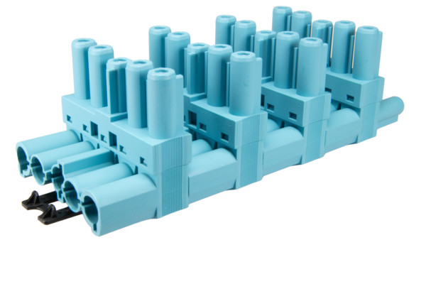Adels Splitters Splitter, 5-polig, 1 in 5 uit, pastelblauw, dali