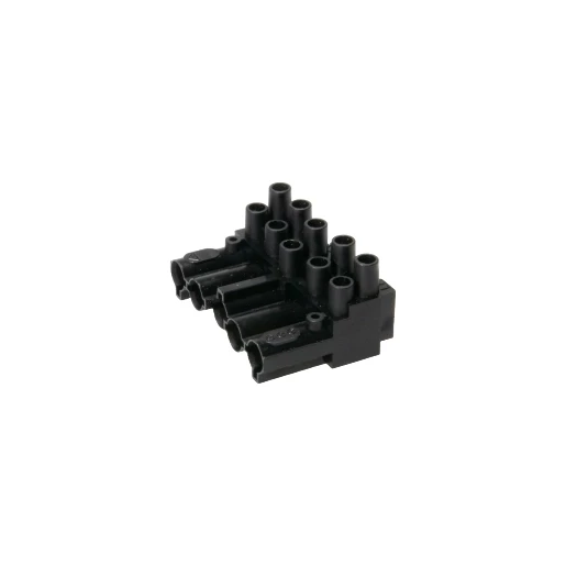 Adels Steker 5-polig female zwart