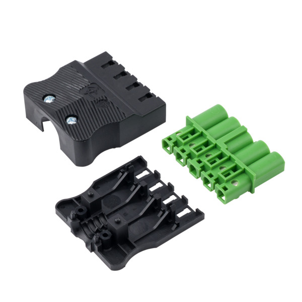 Adels Vlakstekers Steker Vlak, 5-polig, 1,5 MM2, male groen