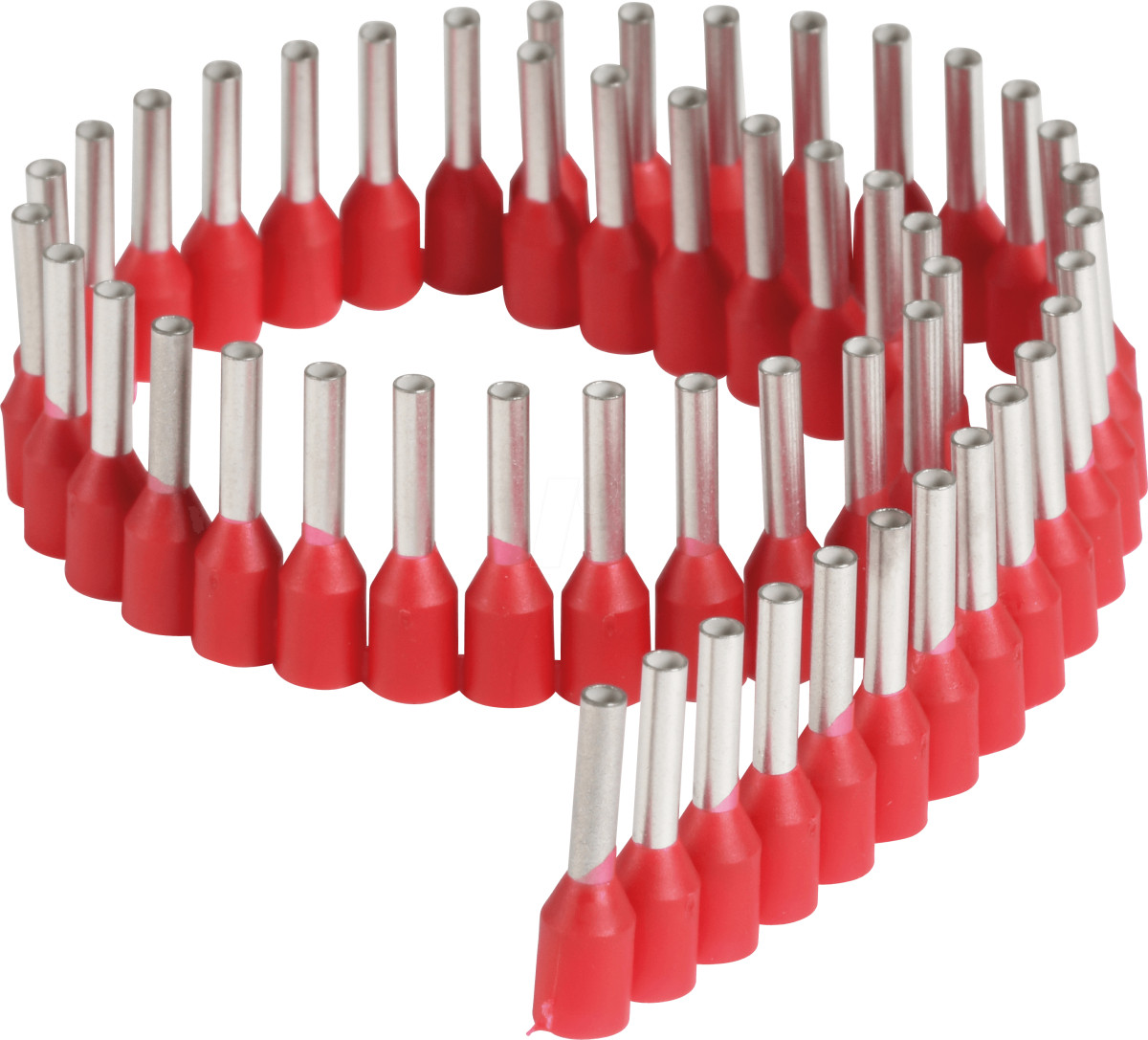 Adereindhuls rood 1 MM²/8 rol 3500 stuks