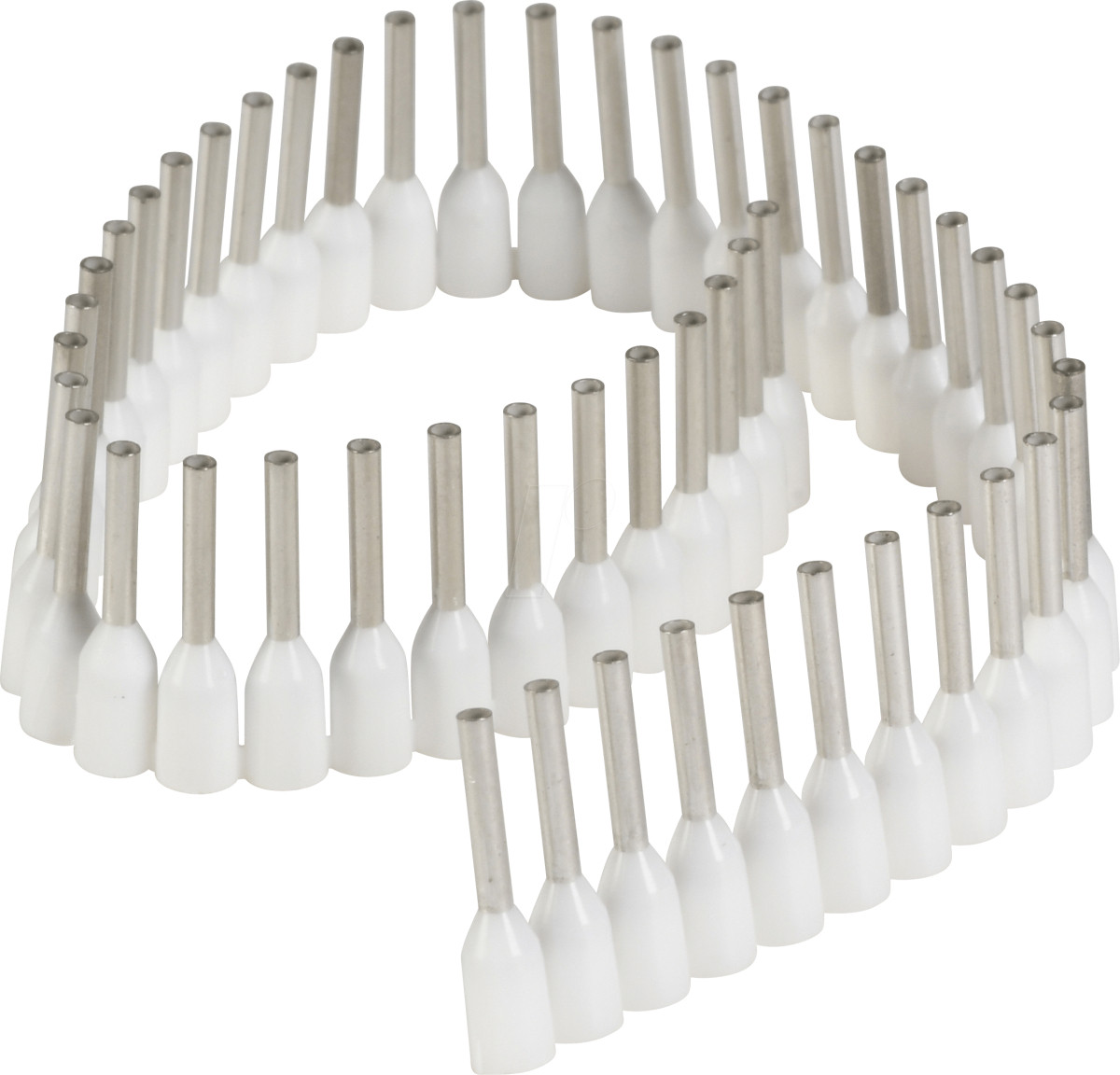 Adereindhuls wit 0,5 MM²/8 rol 4000 stuks