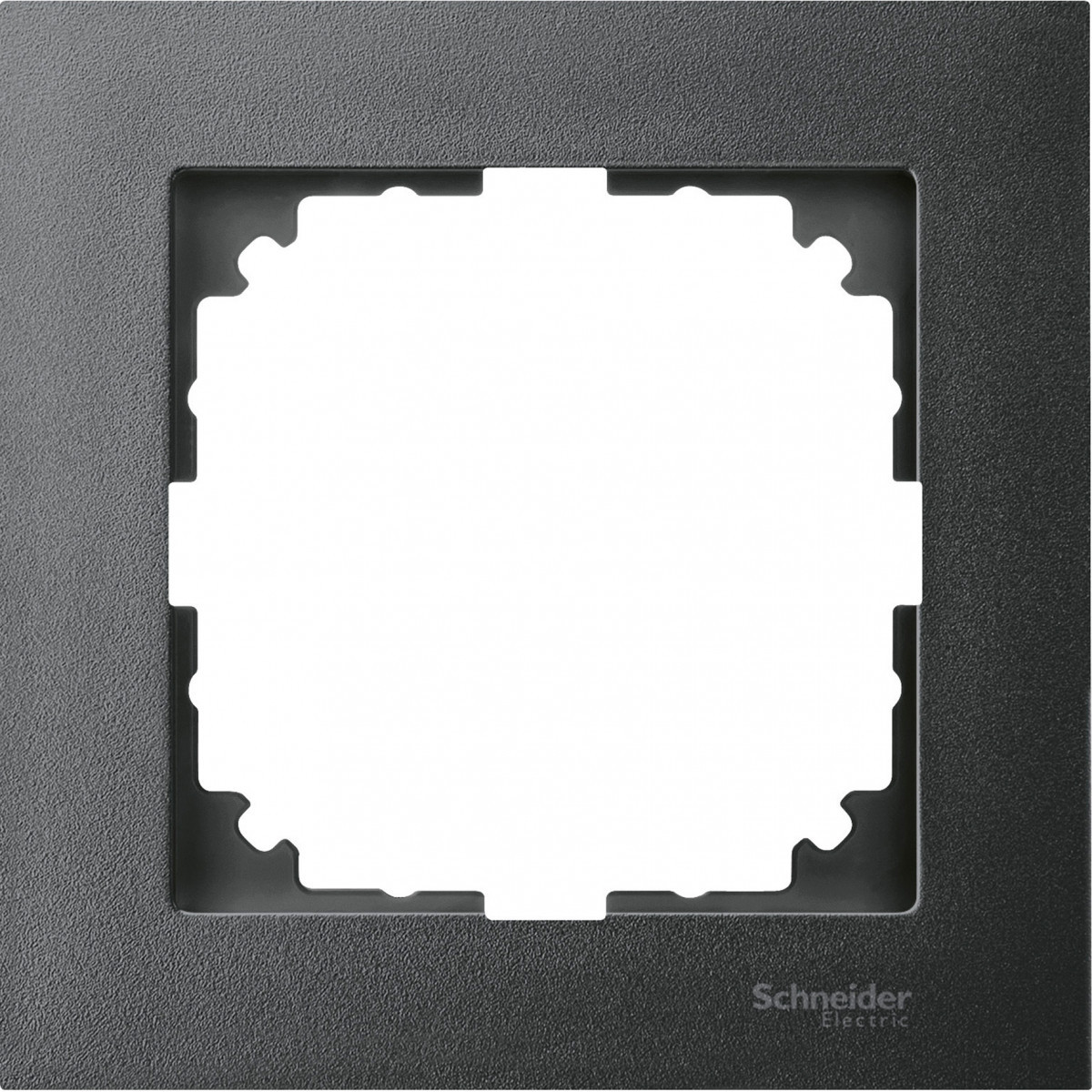 Schneider Electric M-Pure Afdekraam 1-voudig Antraciet