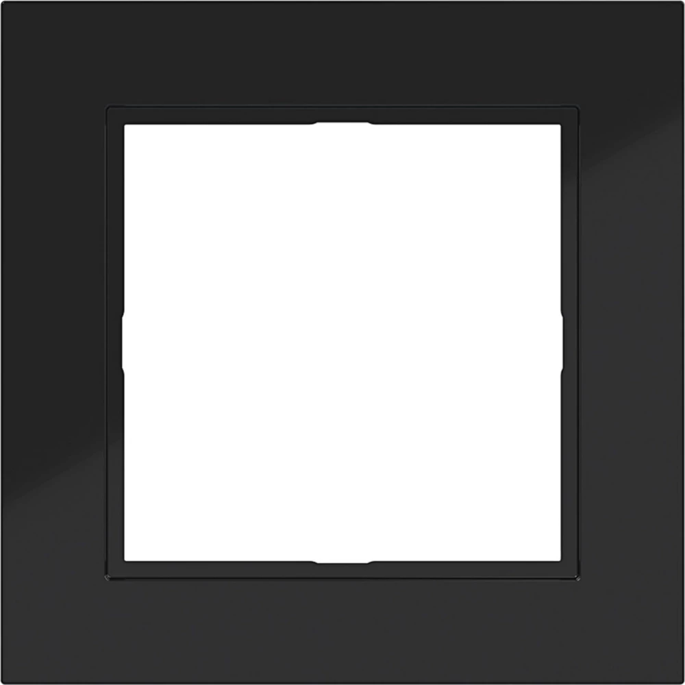 Afdekraam 1-voudig, A.1, nachtzwart glanzend