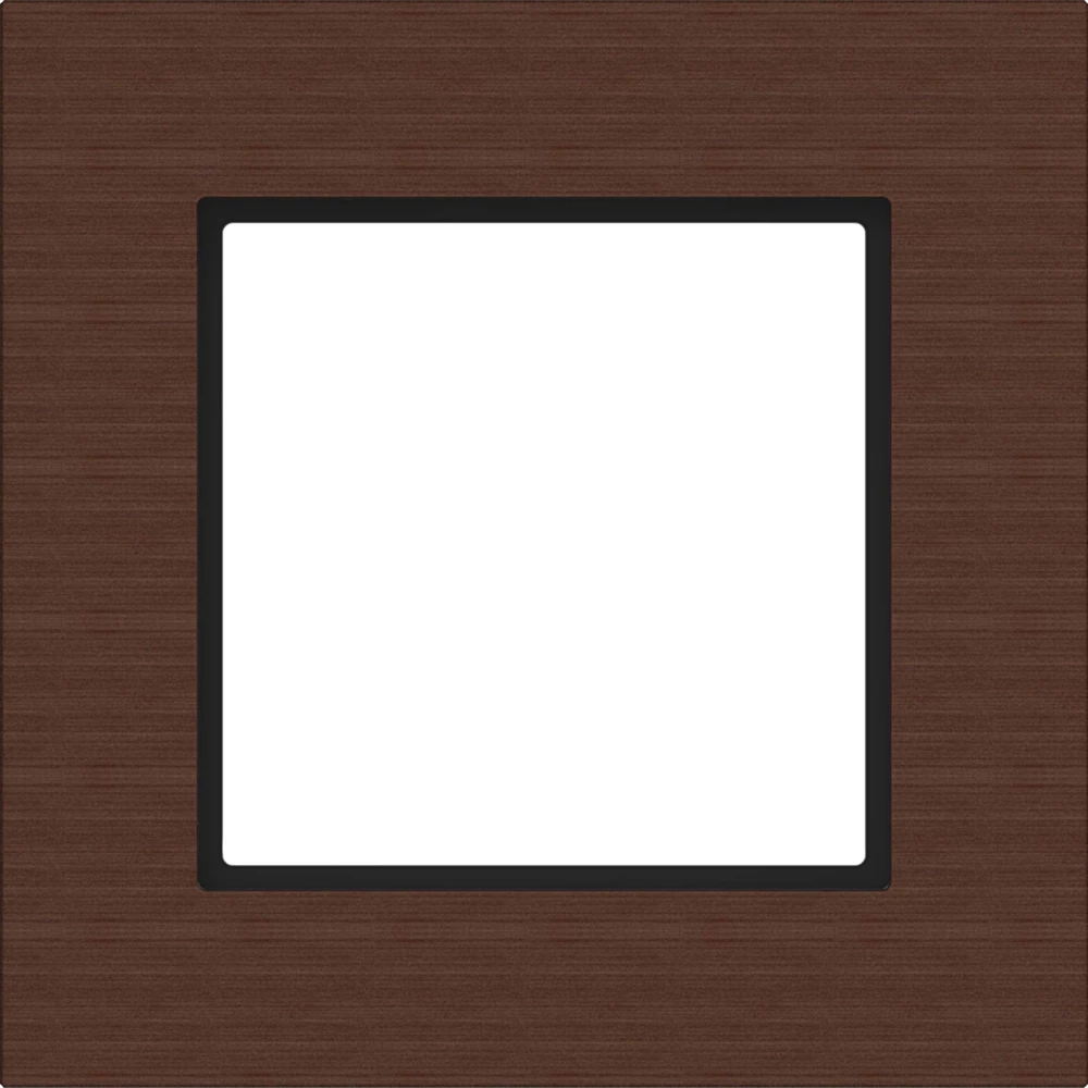 Afdekraam 1-voudig, A.8, umber wood, wengéhout