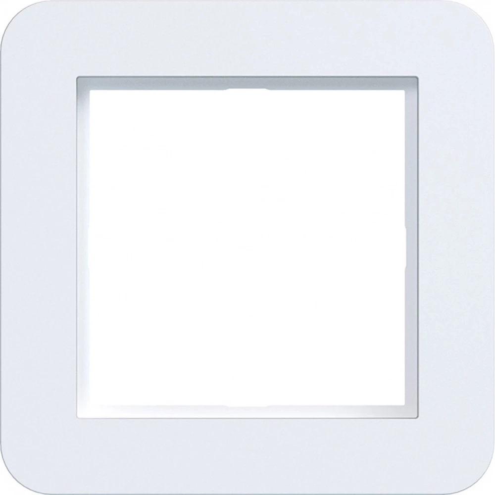 Afdekraam 1-voudig, C.1, lichtwit mat