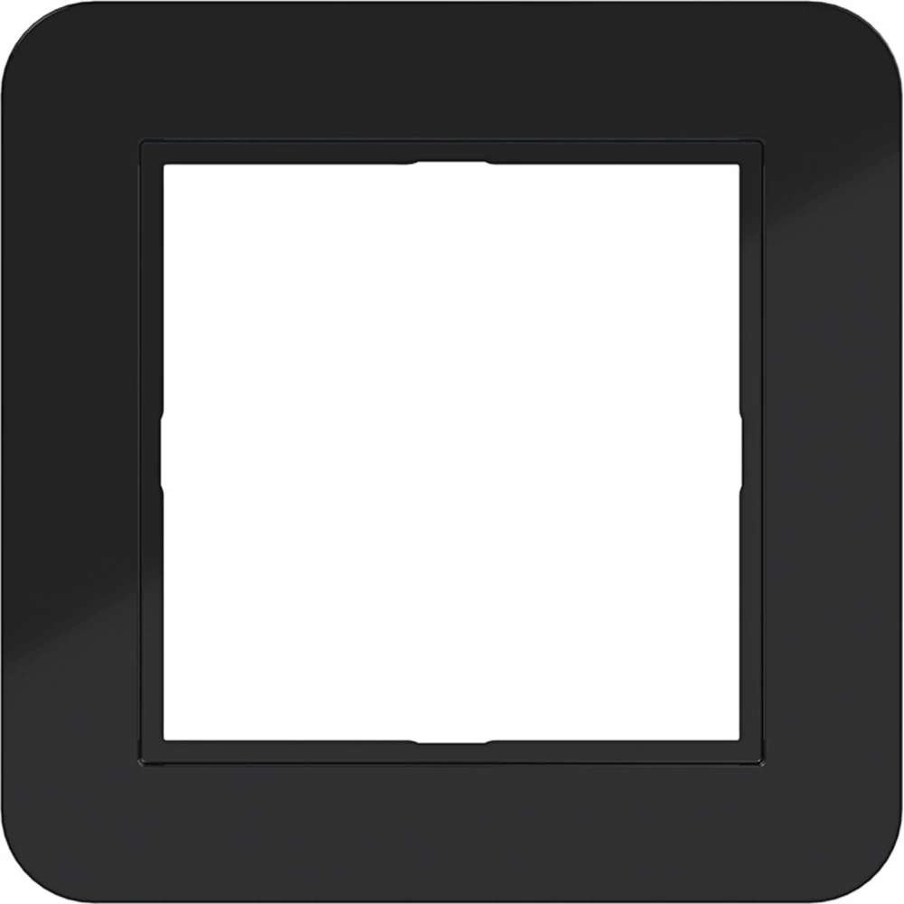 Afdekraam 1-voudig, C.1, nachtzwart glanzend