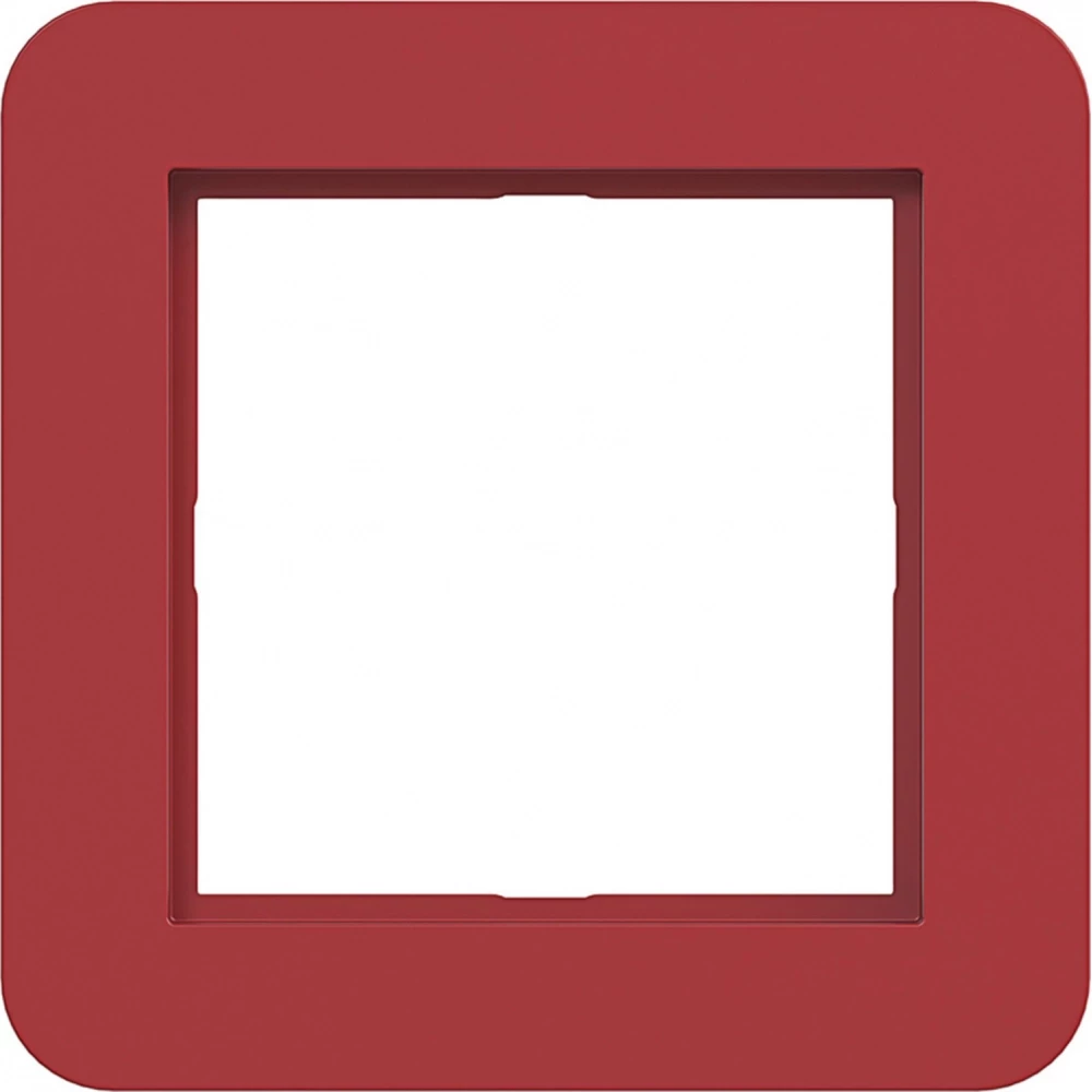 Afdekraam 1-voudig, C.1, rood glanzend