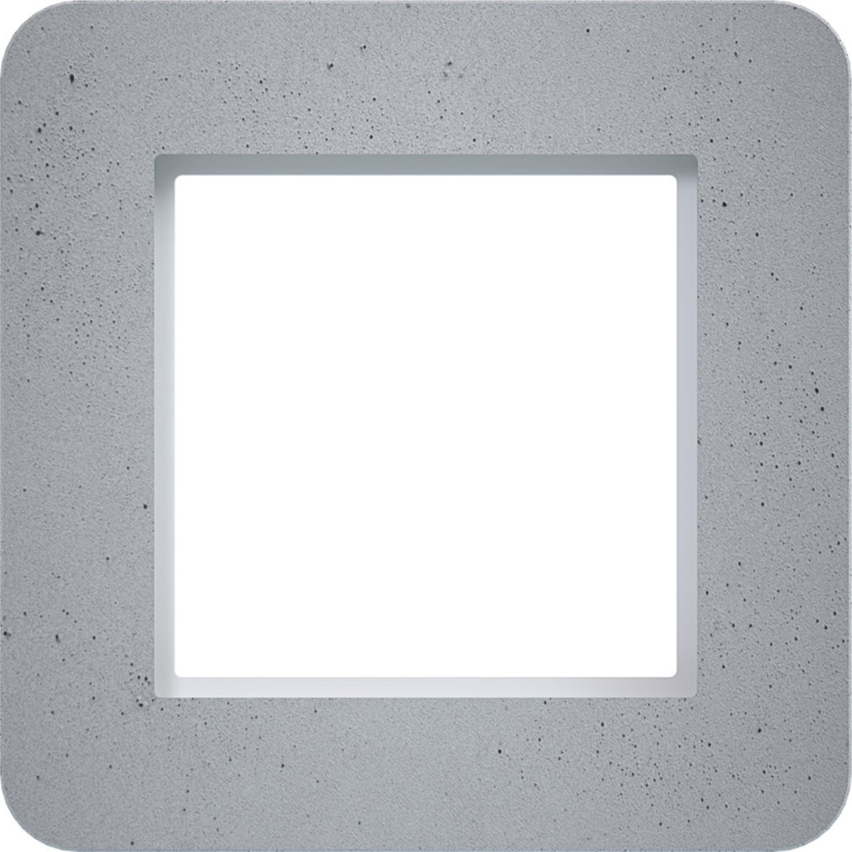Afdekraam 1-voudig, C.8, concrete stone, glad beton