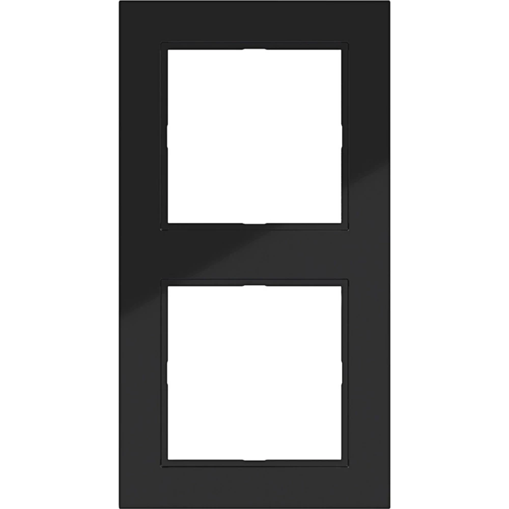 Afdekraam 2-voudig, A.1, nachtzwart glanzend