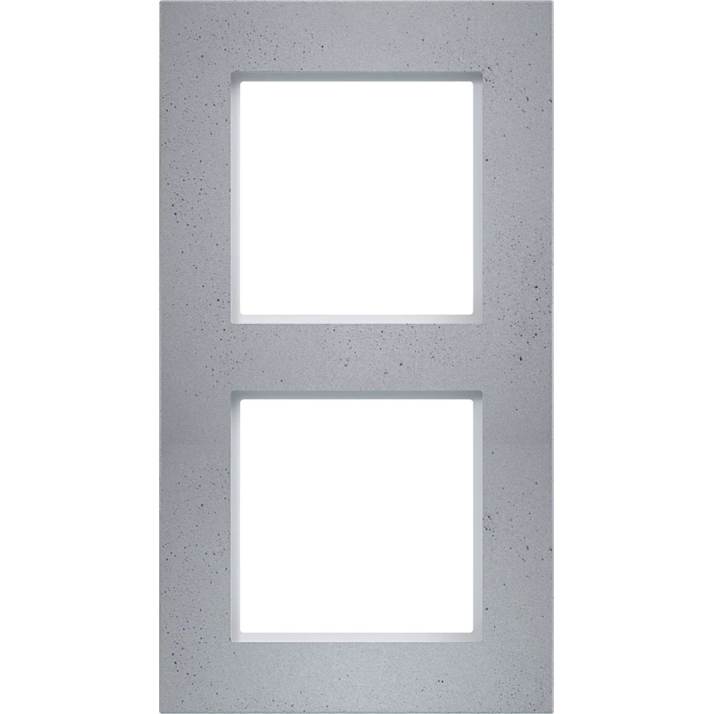 Afdekraam 2-voudig, A.8, concrete stone, glad beton