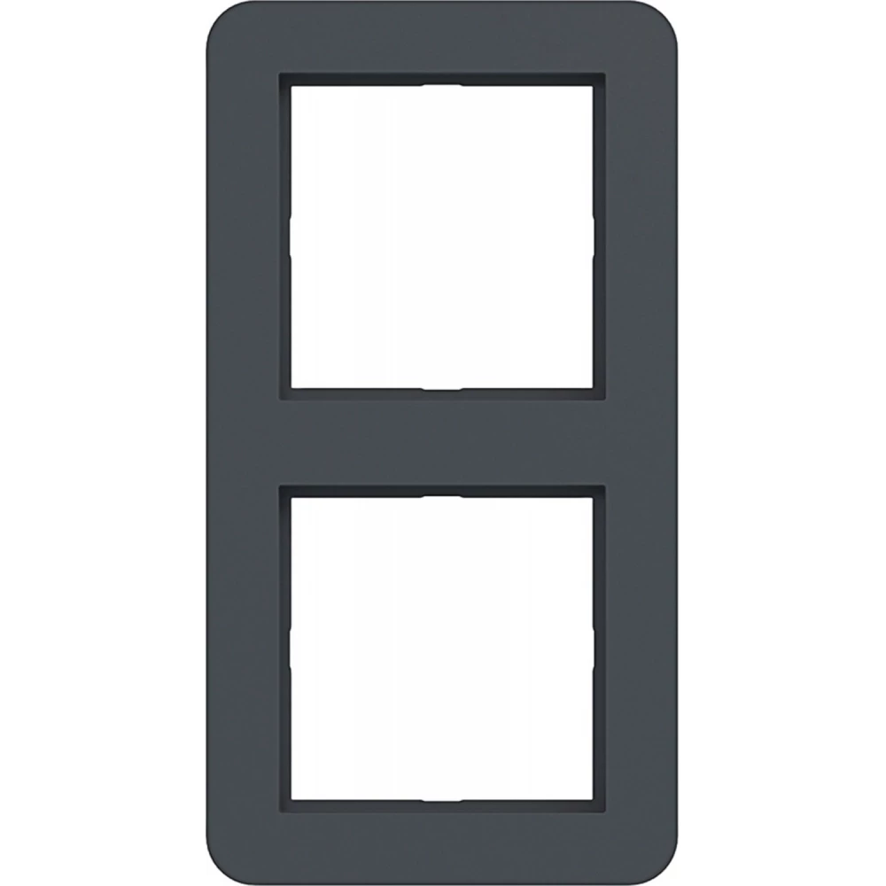 Afdekraam 2-voudig, C.1, antraciet