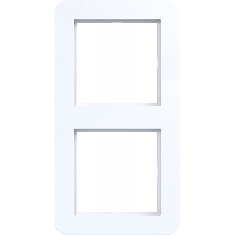 Afdekraam 2-voudig, C.1, lichtwit glanzend