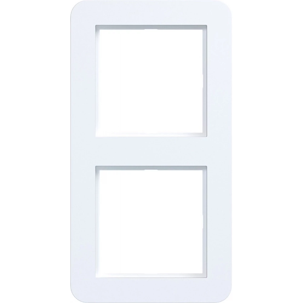 Afdekraam 2-voudig, C.1, lichtwit mat