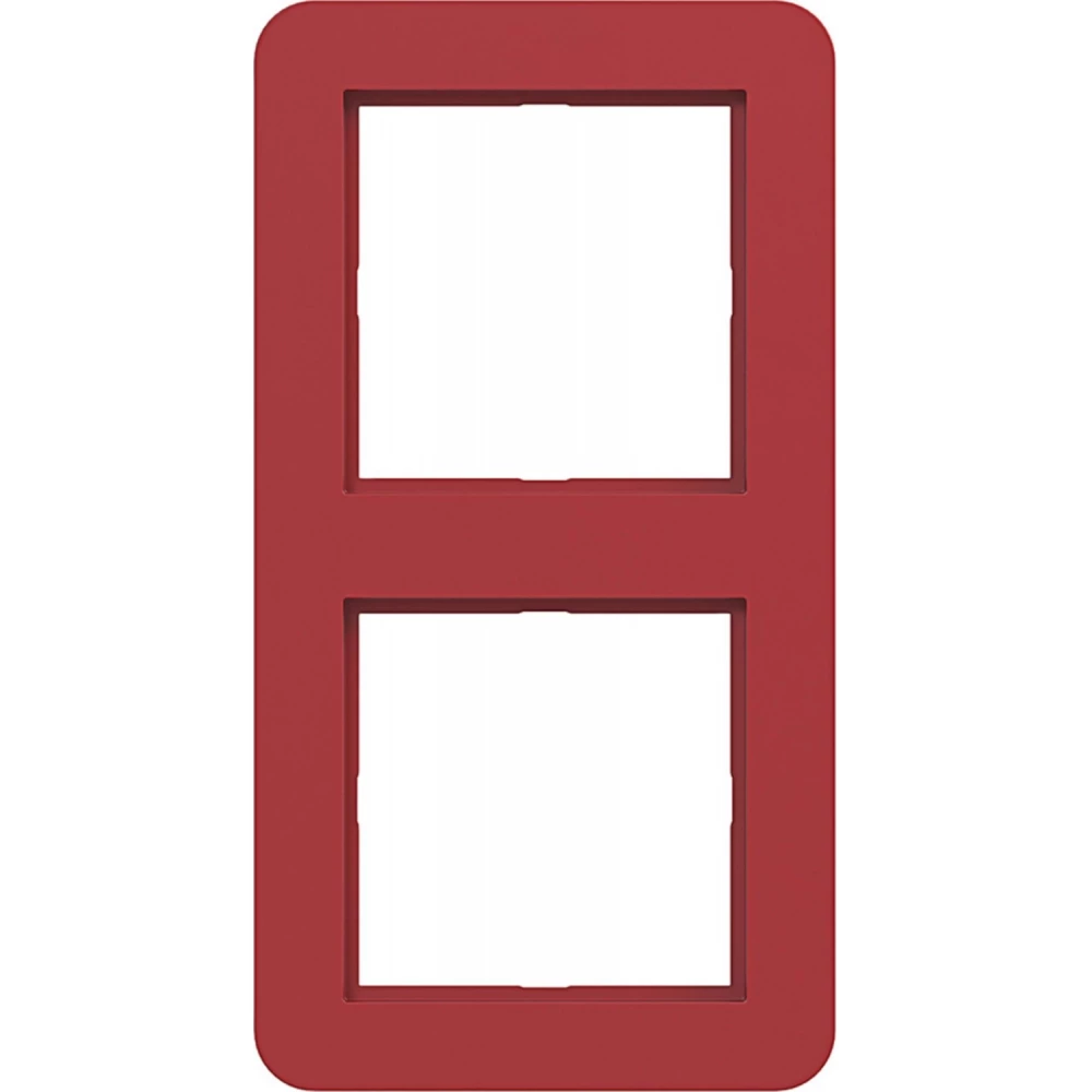 Afdekraam 2-voudig, C.1, rood glanzend