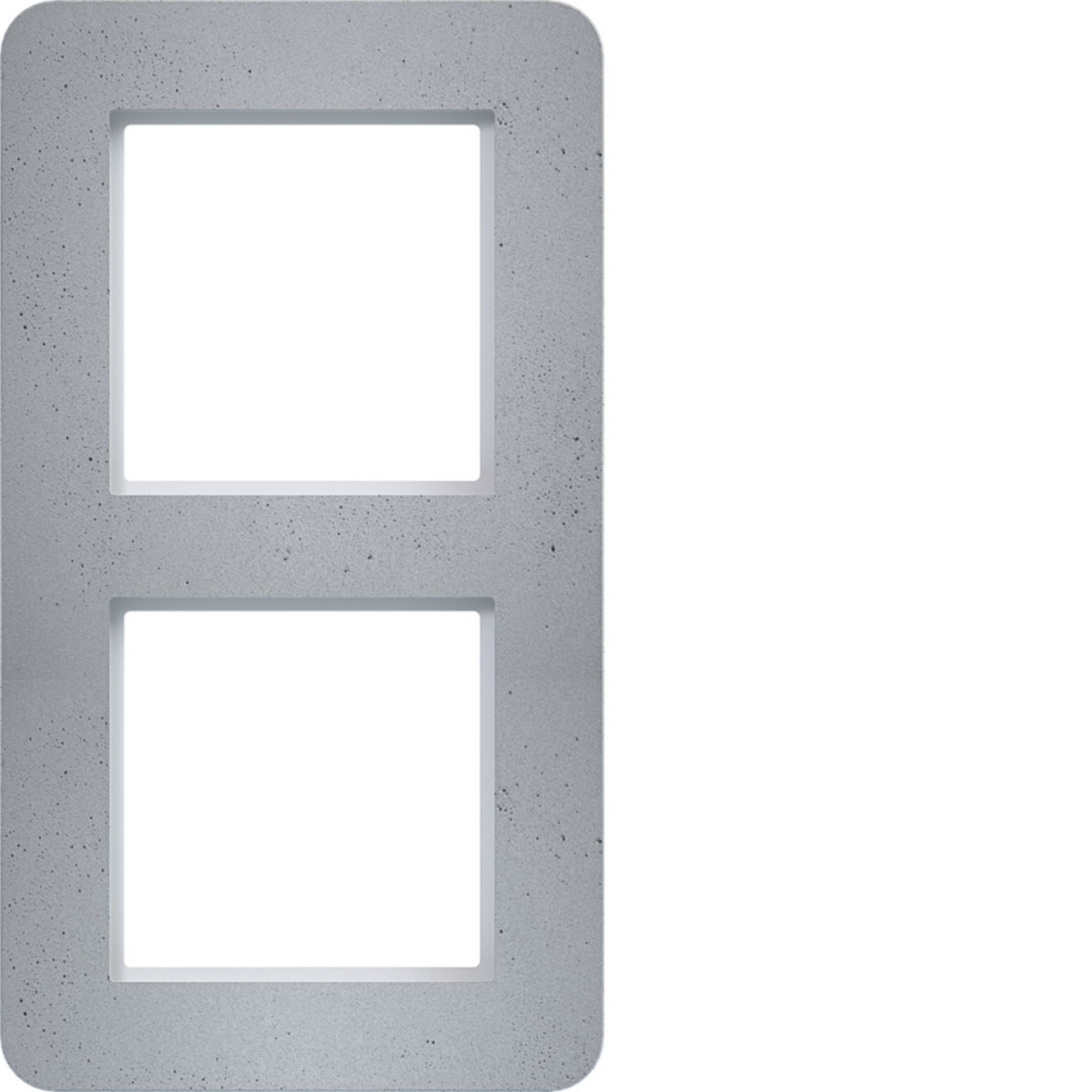 Afdekraam 2-voudig, C.8, concrete stone, glad beton