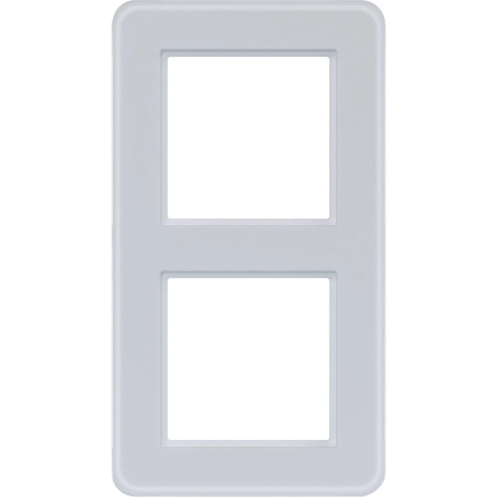 Afdekraam 2-voudig, C.8, glas lichtwit mat