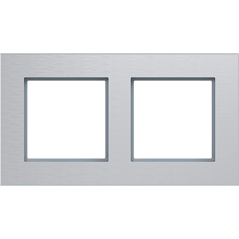 Afdekraam 2-voudig horizontaal, A.8, aluminium