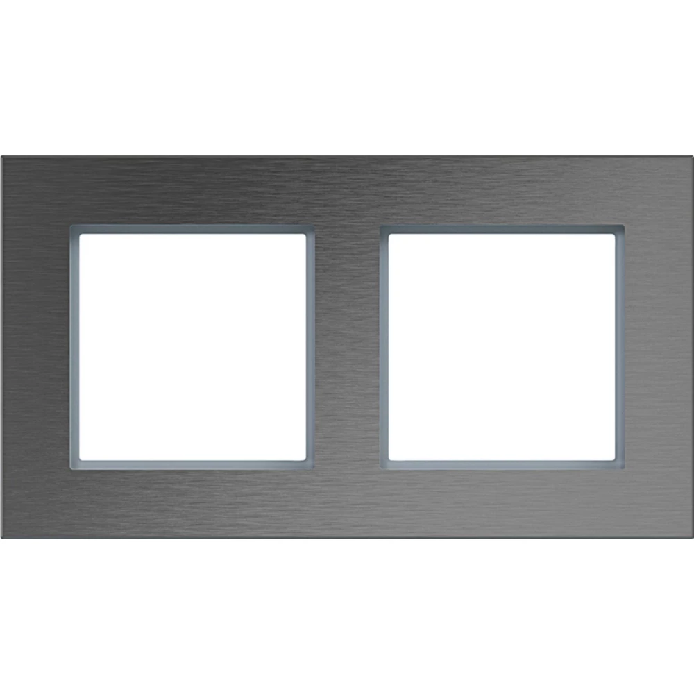 Afdekraam 2-voudig horizontaal, A.8, roestvrij staal