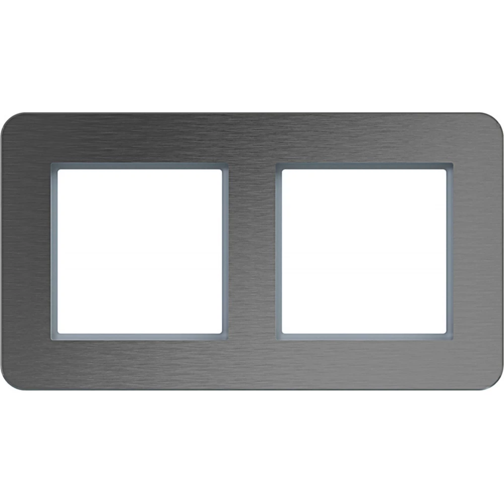 Afdekraam 2-voudig horizontaal, C.8, roestvrij staal