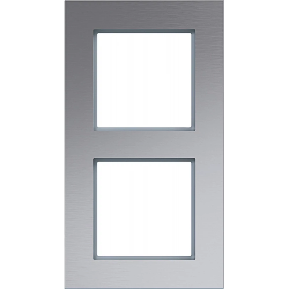 Afdekraam 2-voudig verticaal, A.8, aluminium