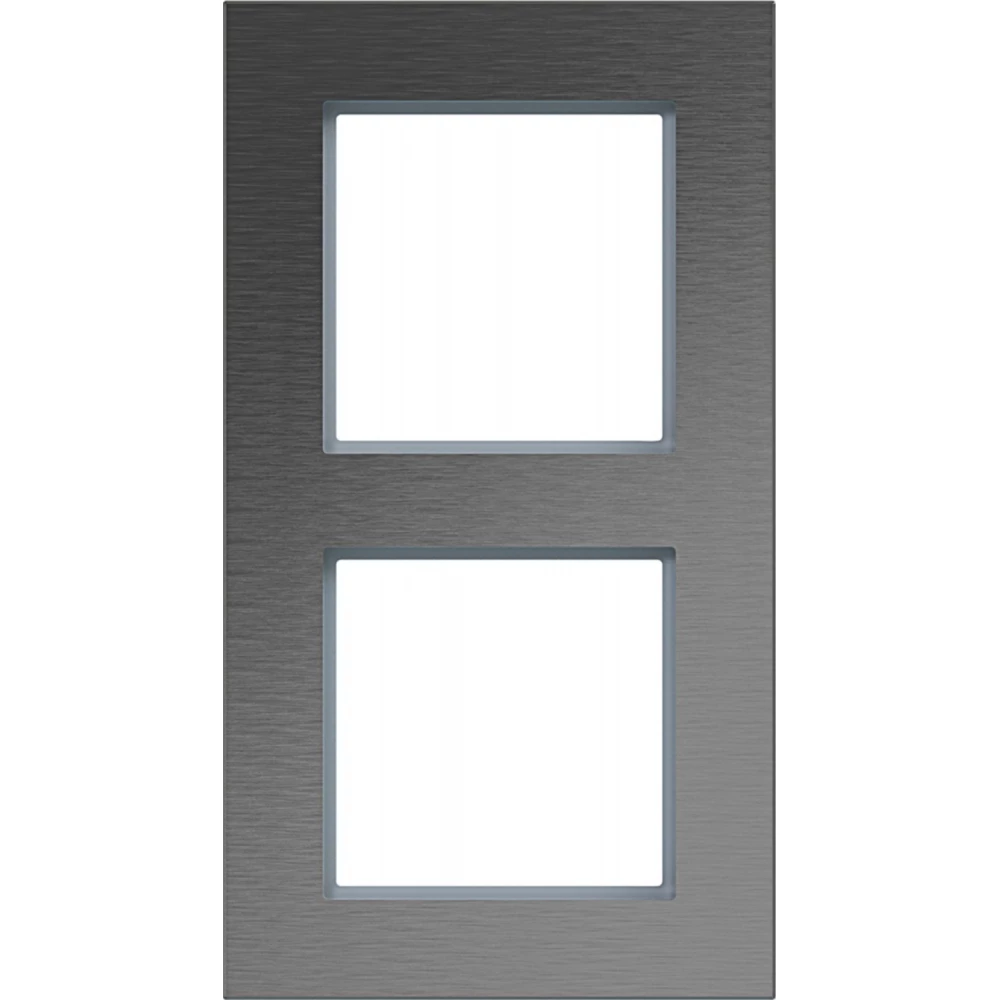 Afdekraam 2-voudig verticaal, A.8, roestvrij staal