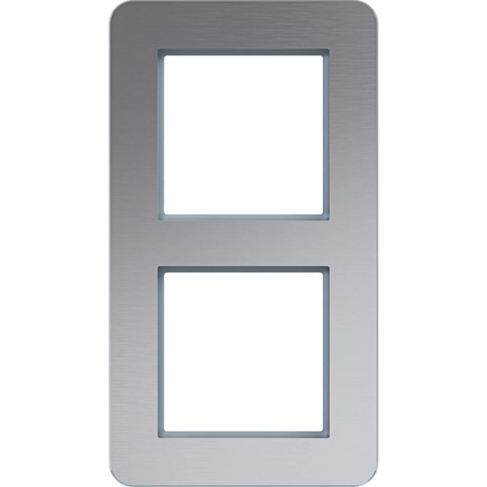 Afdekraam 2-voudig verticaal, C.8, aluminium