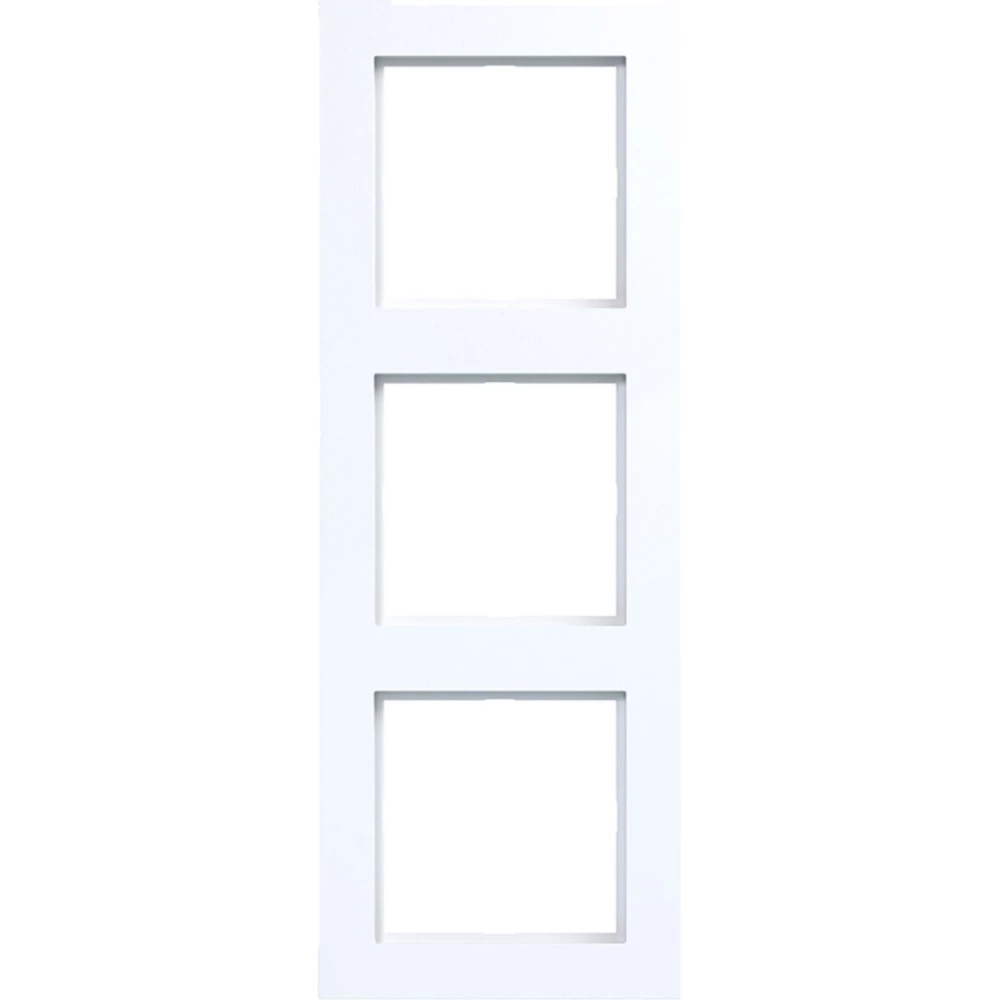 Afdekraam 3-voudig, A.1, lichtwit glanzend