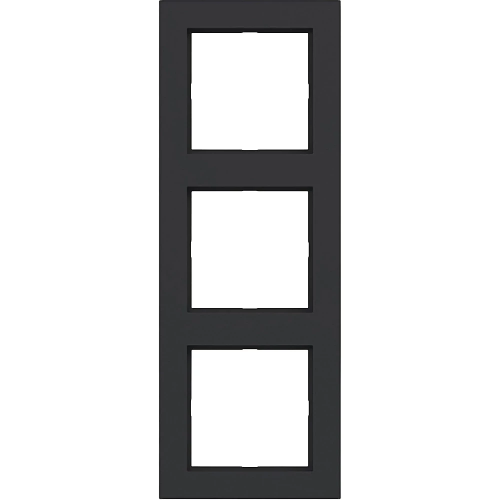 Afdekraam 3-voudig, A.1, nachtzwart mat