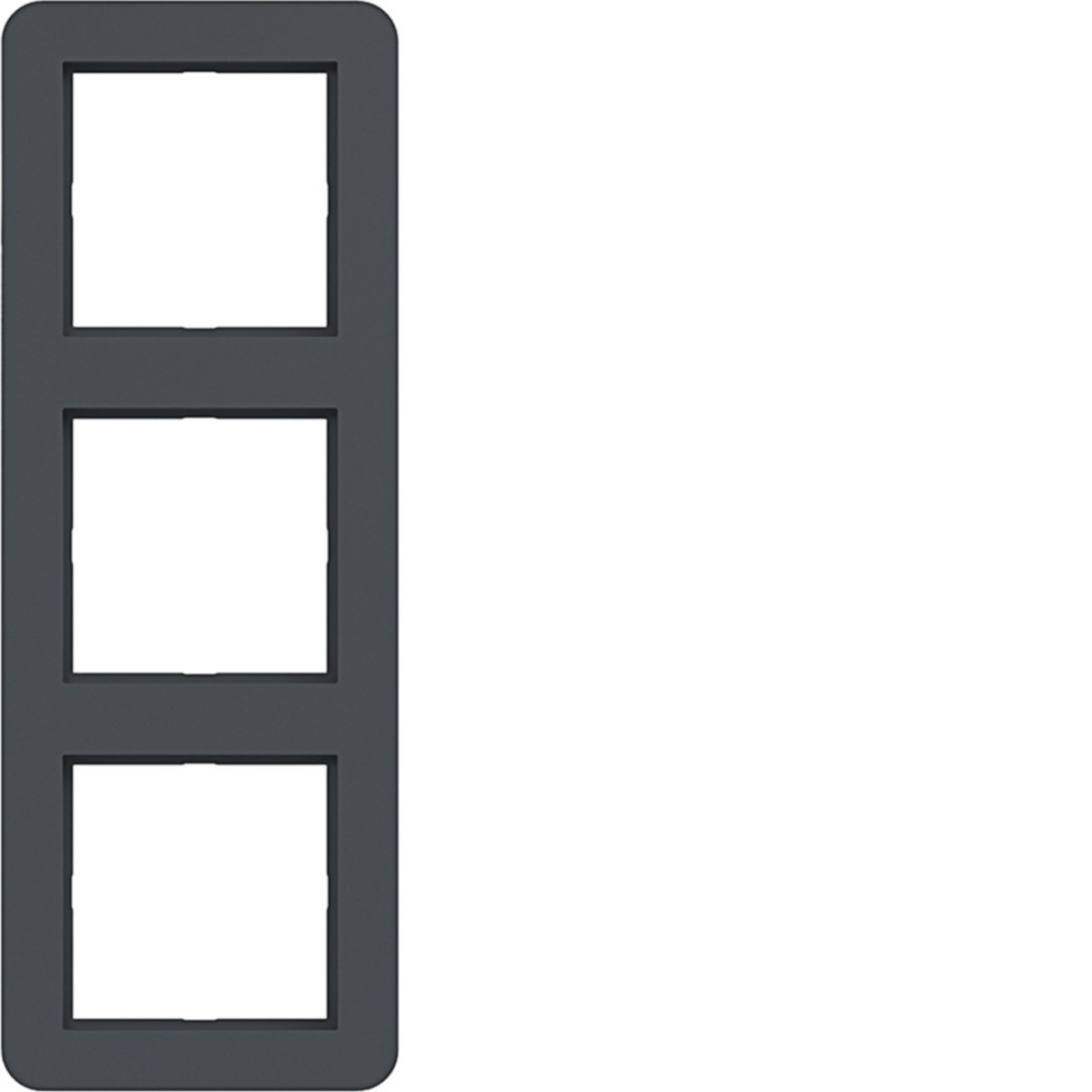 Afdekraam 3-voudig, C.1, antraciet