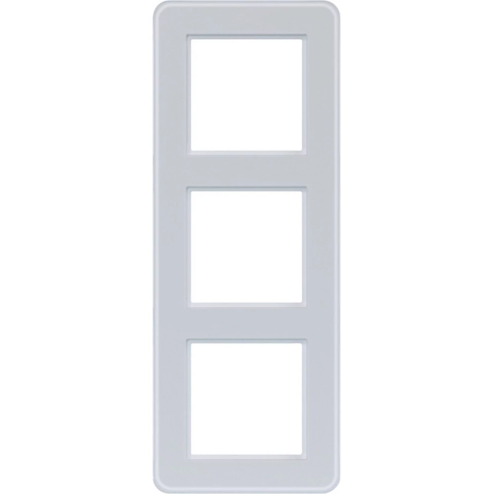 Afdekraam 3-voudig, C.8, glas lichtwit mat