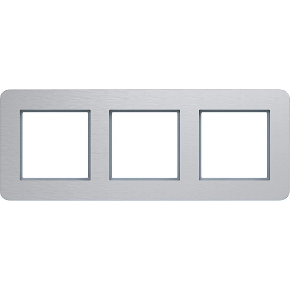 Afdekraam 3-voudig horizontaal, C.8, aluminium