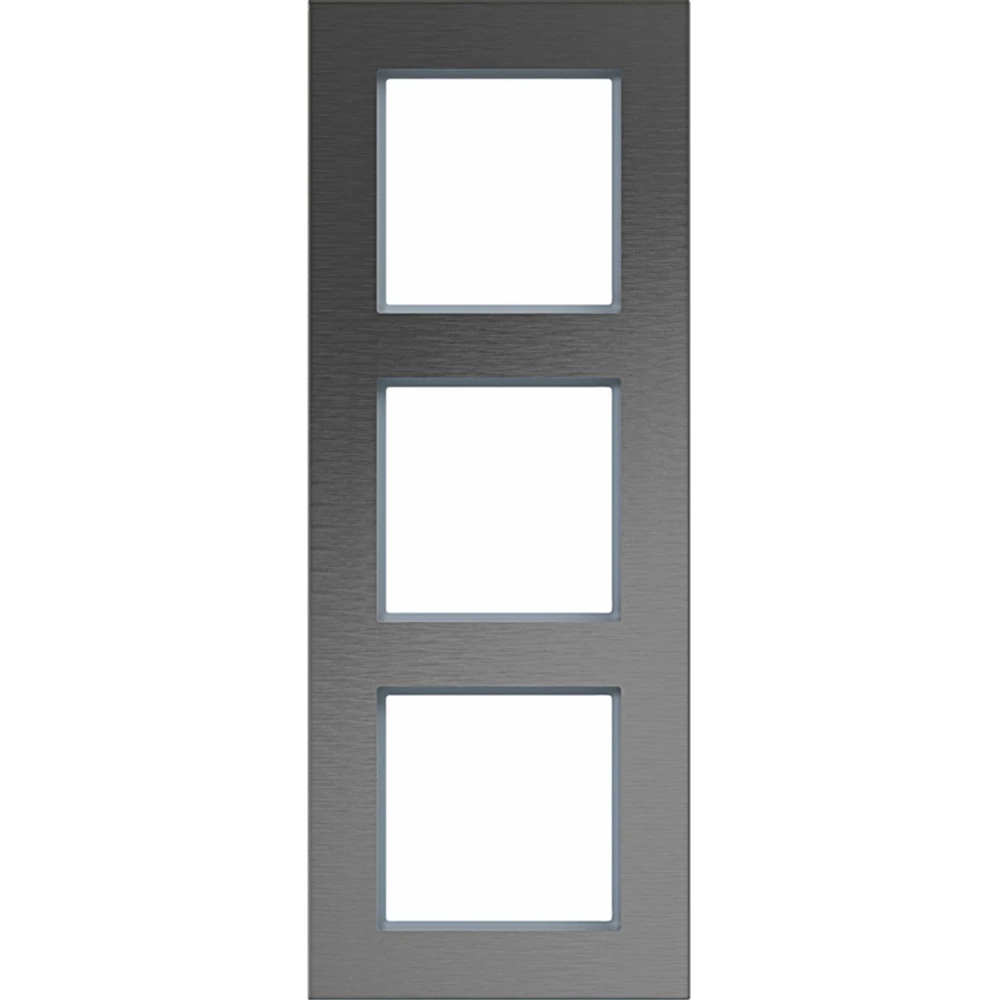 Afdekraam 3-voudig verticaal, A.8, roestvrij staal