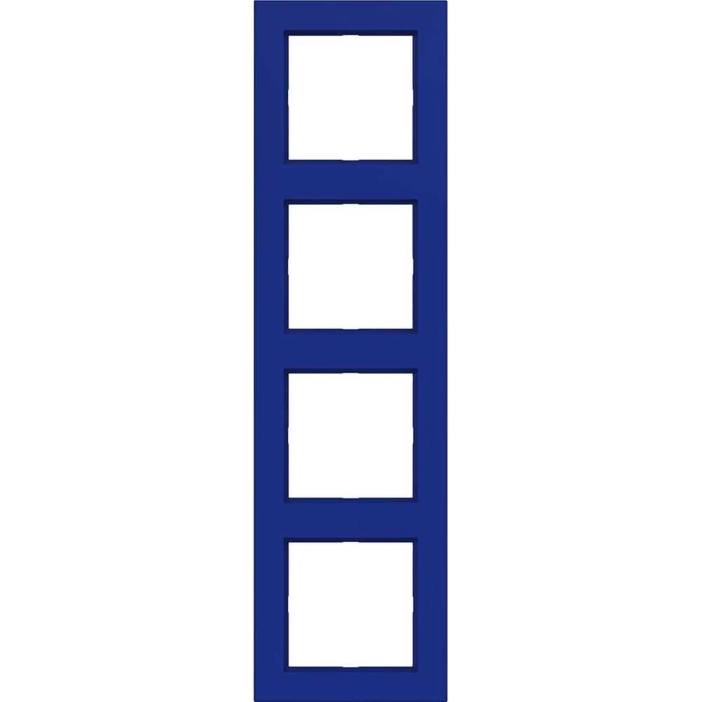 Afdekraam 4-voudig, A.1, cobalt, mat