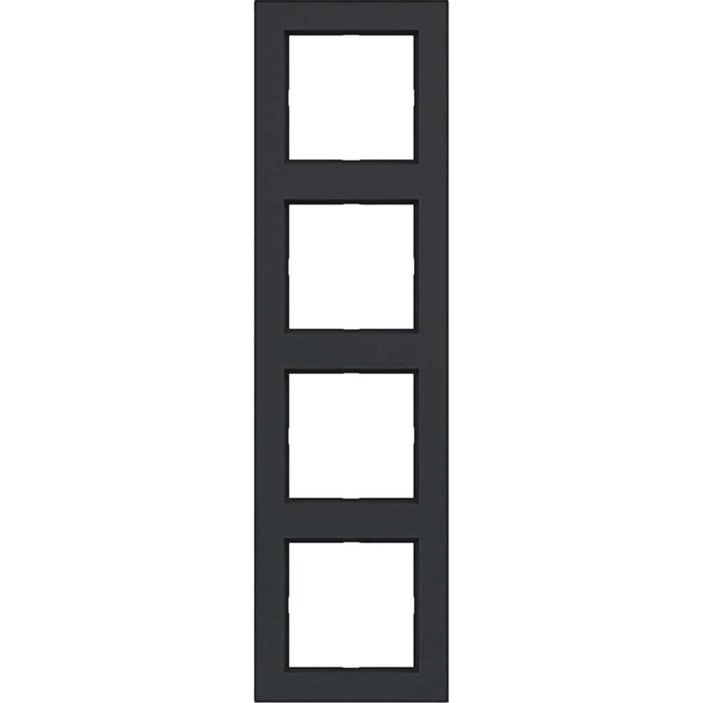 Afdekraam 4-voudig, A.1, nachtzwart mat