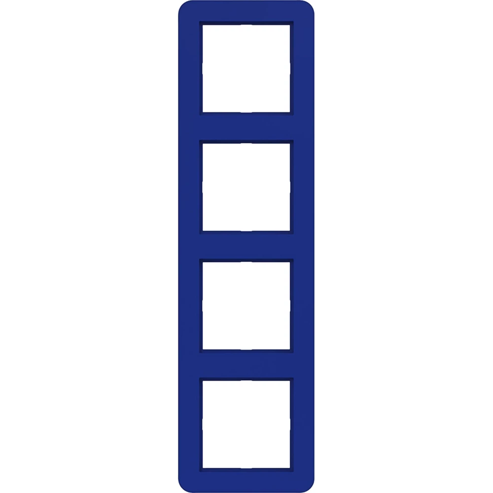 Afdekraam 4-voudig, C.1, cobalt, mat