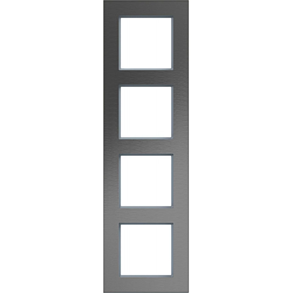 Afdekraam 4-voudig verticaal, A.8, roestvrij staal