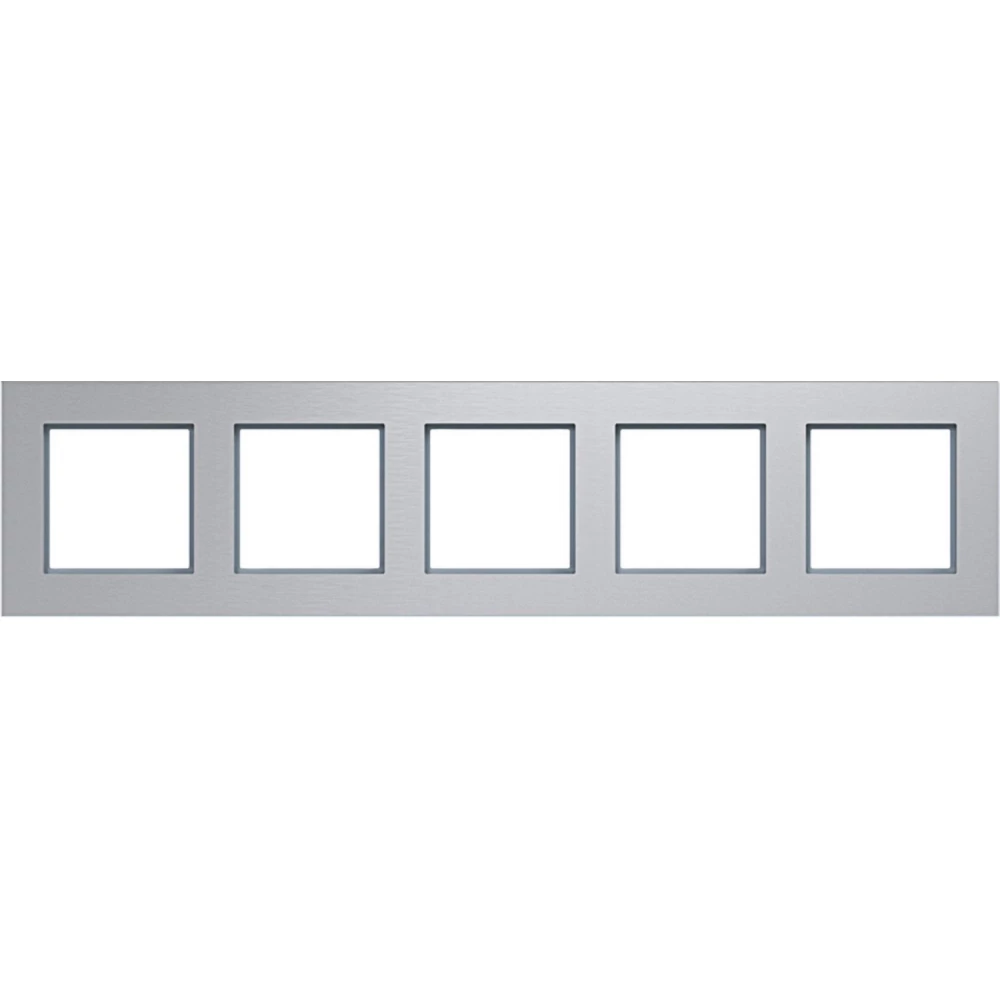 Afdekraam 5-voudig horizontaal, A.8, aluminium