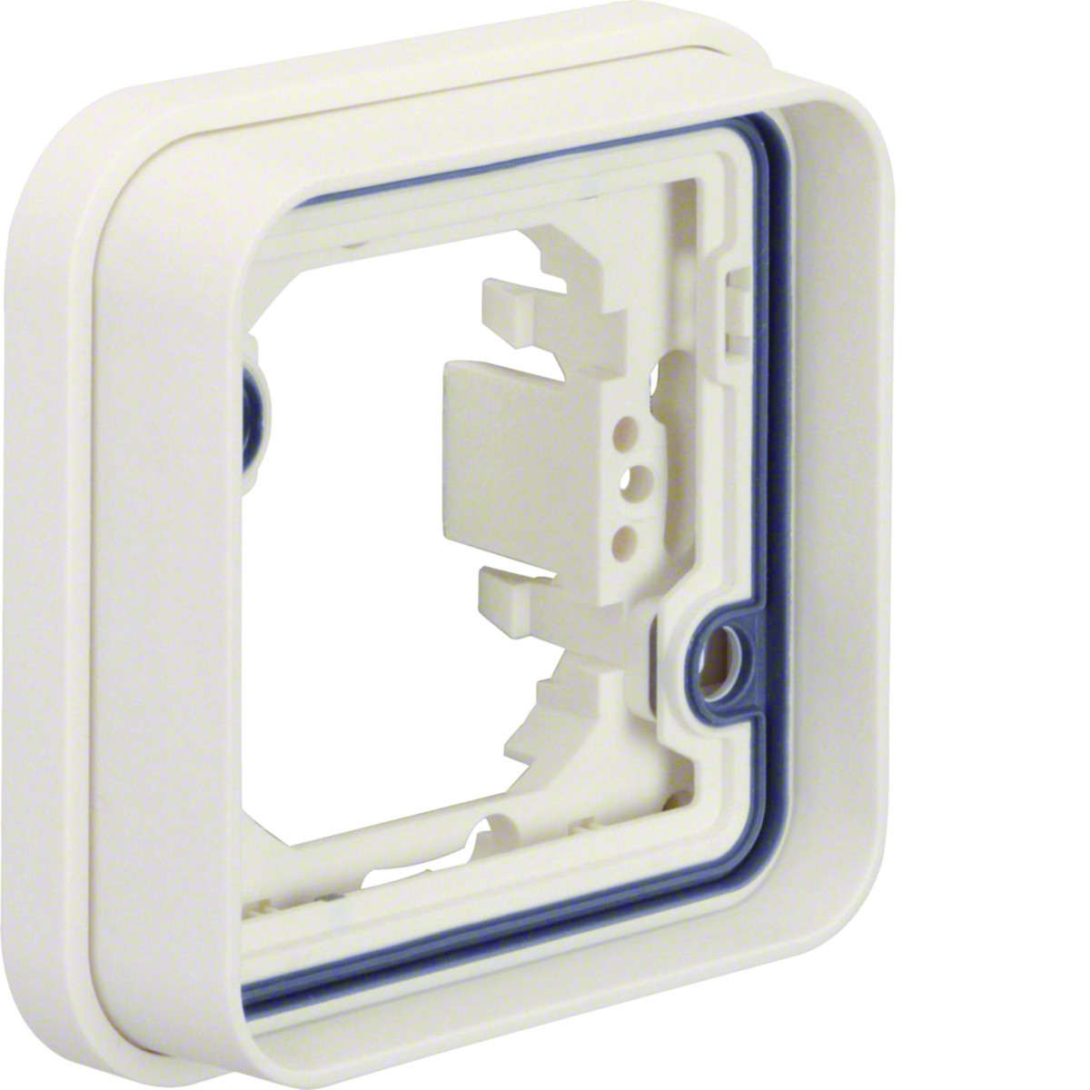 Afdekraam Voor inbouwmontage 1-V, W.1, polarwit