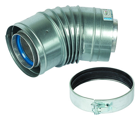 Remeha CWH Ace Rookgasafvoerbocht Ø80/125 MM 45 graden
