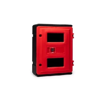 Ajax Handbrandblusser Beschermkast 700x300x253 rood/ zwart kunststof