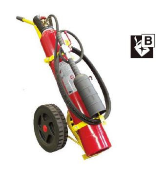 Ajax Verrijdbare blusser Co2-Bluswagen ca20 met 5M slang en koker